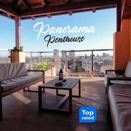 Panorama Penthouse Appartement Belgrado Buitenkant foto